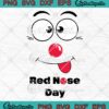 Emoji Face Red Nose Day 2023 SVG - Funny Child Poverty Awareness SVG PNG EPS DXF PDF, Cricut File