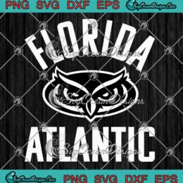 Florida Atlantic FAU Owls Logo SVG - Sports Florida Atlantic University SVG PNG EPS DXF PDF, Cricut File