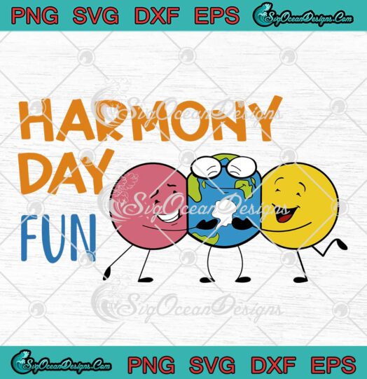 Harmony Day Fun Funny SVG - Harmony Week Australia Week SVG PNG EPS DXF PDF, Cricut File