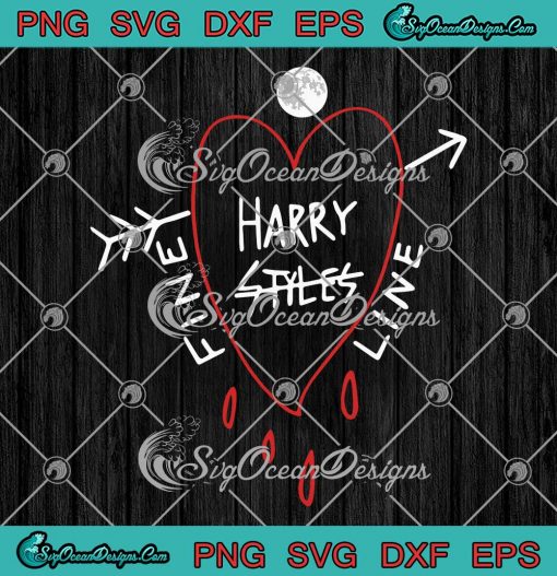 Harry Styles Fine Line Heart SVG - Gift For Harry Styles Fan SVG PNG EPS DXF PDF, Cricut File