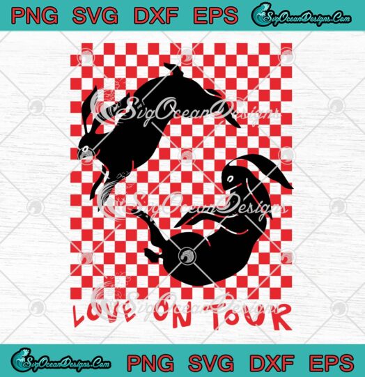 Harry Styles Rabbit Love On Tour SVG - Bunny Harry Styles SVG - Love On Tour 2023 SVG PNG EPS DXF PDF, Cricut File