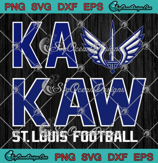 Ka-Kaw St. Louis Football SVG - BattleHawks Football St. Louis SVG PNG EPS DXF PDF, Cricut File