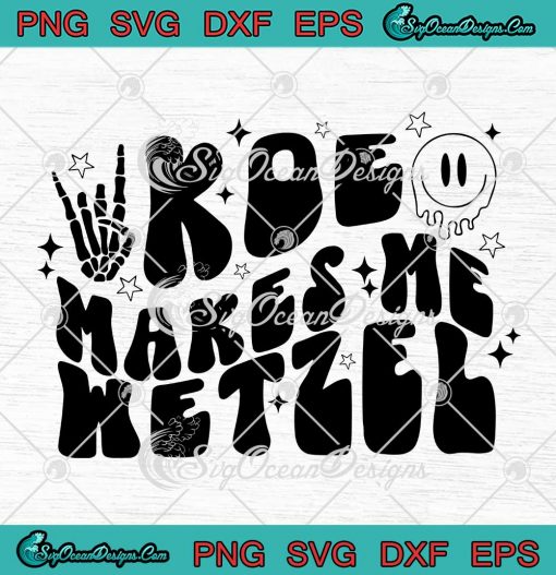 Koe Makes Me Wetzel Groovy SVG - Retro Koe Wetzel Concert SVG PNG EPS DXF PDF, Cricut File