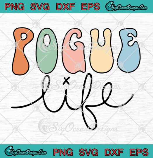 Pogue Life Groovy Retro SVG - Outer Banks Season 3 SVG - TV Series SVG PNG EPS DXF PDF, Cricut File