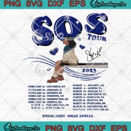 SZA S.O.S Tour 2023 SVG - Sza Good Days SVG - SOS World Tour 2023 SVG PNG EPS DXF PDF, Cricut File