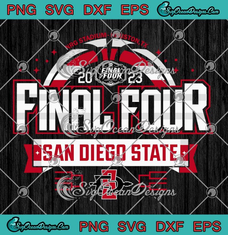San Diego State Final Four 2023 SVG San Diego State Aztecs Basketball