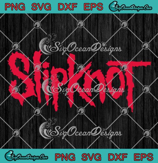 Slipknot Logo Heavy Metal Band SVG - Gift For Slipknot Fan SVG PNG EPS DXF PDF, Cricut File