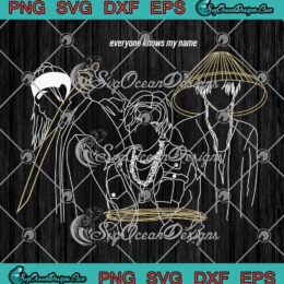 Suga Daechwita BTS K-Pop Trendy SVG - Everyone Knows My Name SVG PNG EPS DXF PDF, Cricut File