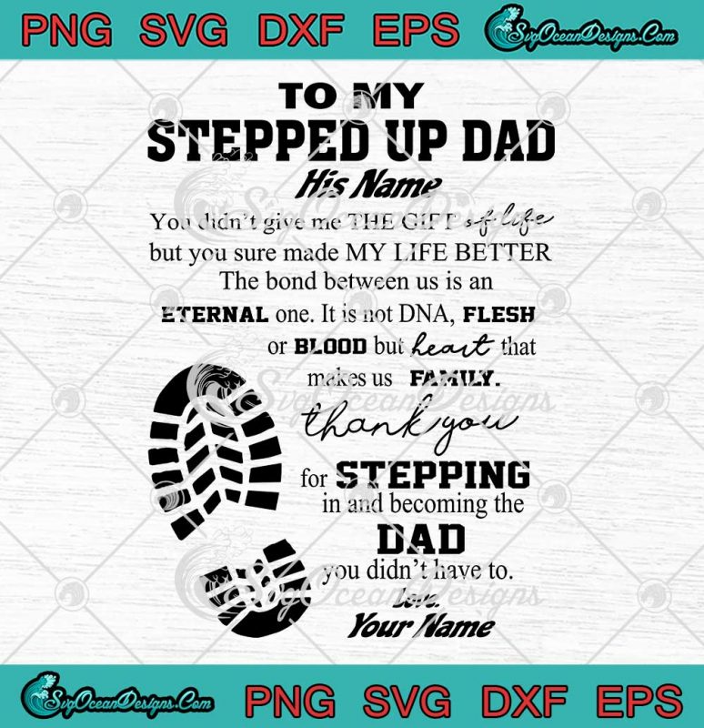 Cornice Zauly In Legno 'Stepped Up Dad' – Portafoto 10x15 Con Scritta I Love You, Regalo Per Papà