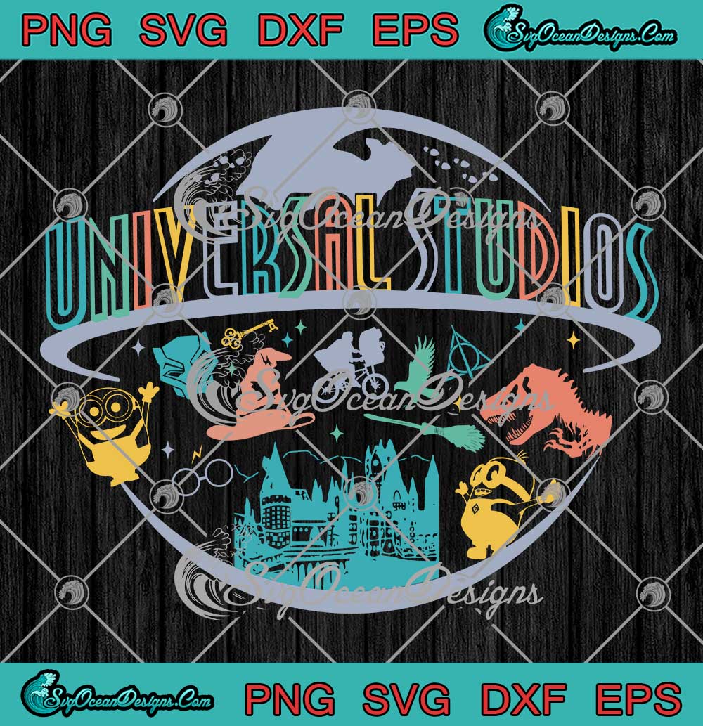 Universal Studios Universal Trip 2023 SVG Vintage Universal Orlando 2023 SVG PNG EPS DXF PDF Cricut File 