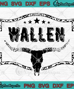 Wallen Leopard Sublimation PNG Morgan Wallen SVG Cut File Cow Head