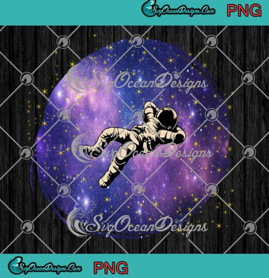 Astronaut In Galaxy Space Graphic PNG - Moon Stars Spaceman PNG JPG Clipart, Digital Download