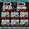 Dad Mom Of 2 Boys Father's Day SVG - Mother's Day Matching Family Bundle SVG PNG EPS DXF PDF, Cricut File