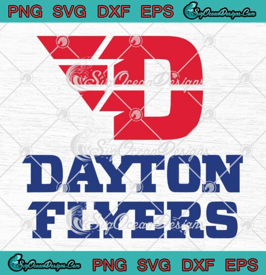 Dayton Flyers Basketball Team Logo SVG - University Of Dayton Flyers SVG PNG EPS DXF PDF, Cricut File