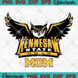 Kennesaw State Owls Mom SVG - KSU Mother's Day Gift SVG PNG EPS DXF PDF, Cricut File