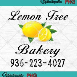 Lemon Tree Bakery PNG - Lemon Tree PNG JPG Clipart, Digital Download
