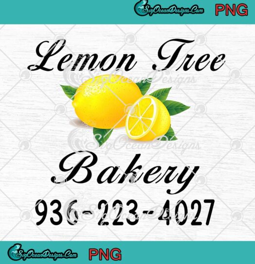 Lemon Tree Bakery PNG - Lemon Tree PNG JPG Clipart, Digital Download
