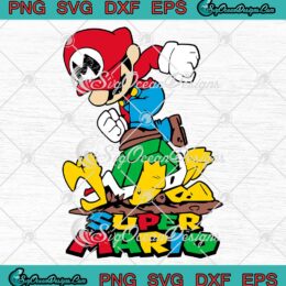 Super Mario On Koopa Troopa SVG - Nintendo Super Mario Bros. 3 Video Game SVG PNG EPS DXF PDF, Cricut File