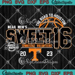 Tennessee Volunteers Sweet 16 SVG - March Madness Basketball 2023 SVG PNG EPS DXF PDF, Cricut File