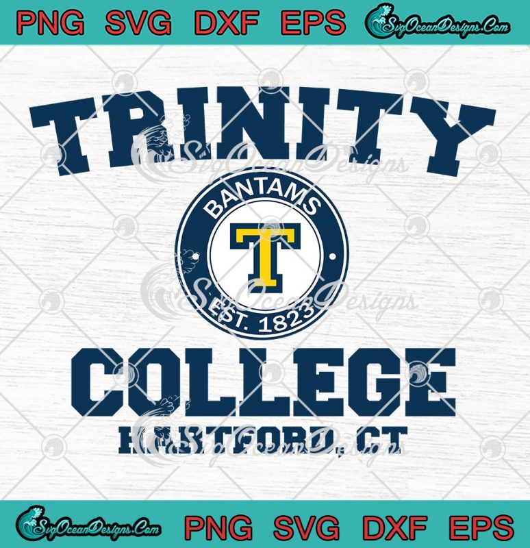 Trinity College Bantams Circle Logo SVG Trinity Bantams SVG PNG EPS