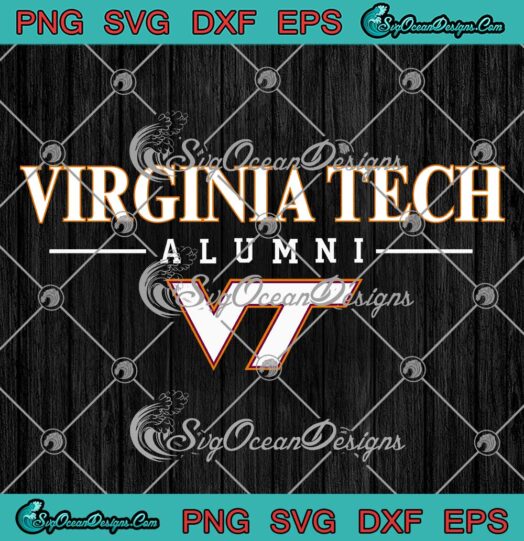Virginia Tech Alumni Logo SVG - Virginia Tech Hokies Champion SVG PNG EPS DXF PDF, Cricut File