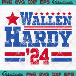 Wallen Hardy 24 Country Music SVG - Western Morgan Wallen Hardy SVG PNG EPS DXF PDF, Cricut File