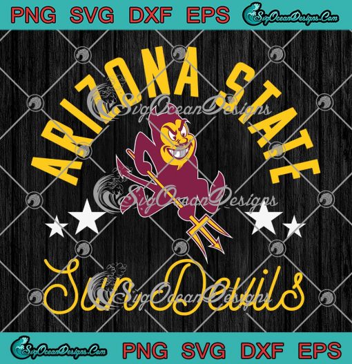 Arizona State Sun Devils Logo SVG - Arizona State University SVG PNG EPS DXF PDF, Cricut File