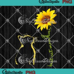 Best Cat Mom Ever Sunflower PNG - Mother's Day Gifts For Cat Lovers PNG JPG Clipart, Digital Download