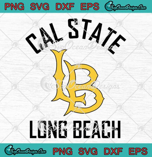 Cal State Long Beach CSULB SVG - Long Beach State Dirtbags Baseball SVG PNG EPS DXF PDF, Cricut File