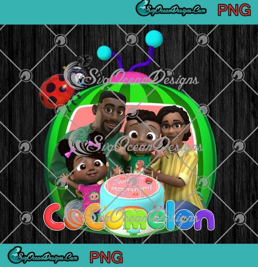 Cocomelon Cody's Family Birthday PNG - Cute Custom Birthday Gift PNG JPG Clipart, Digital Download