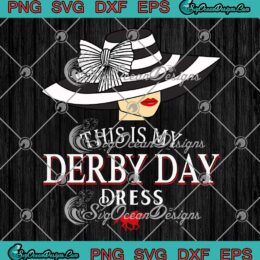 Derby Day 2023 Kentucky Horse Dress SVG - Trendy Kentucky Derby Day SVG PNG EPS DXF PDF, Cricut File