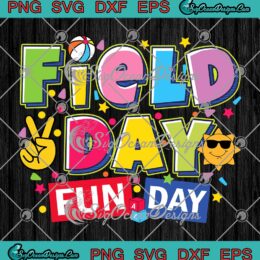Field Day Fun Day Kids Teacher SVG - Retro Field Day 2023 SVG PNG EPS DXF PDF, Cricut File