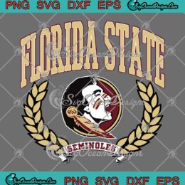 Florida State Seminoles Vintage Logo SVG - NCAA Football The Victory SVG PNG EPS DXF PDF, Cricut File