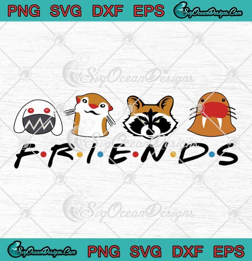 Guardians Of The Galaxy 3 SVG - Rocket And Friends Marvel Movie 2023 SVG PNG EPS DXF PDF, Cricut File
