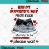 Happy Mother's Day Pregnancy PNG - Personalized Custom Gift For Mom PNG JPG Clipart, Digital Download
