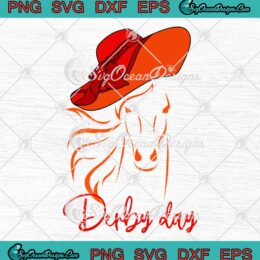 Horse Hat Kentucky Derby Day SVG - Funny Talk Derby To Me Horse Racing SVG PNG EPS DXF PDF, Cricut File