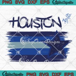 Houston Art Houston Flag Star SVG - Houston Astros SVG PNG EPS DXF PDF, Cricut File