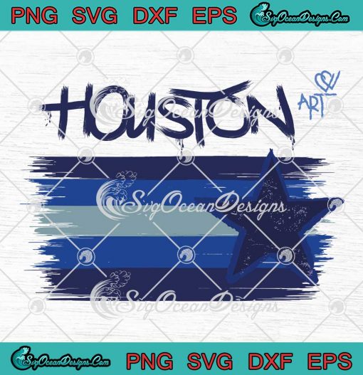 Houston Art Houston Flag Star SVG - Houston Astros SVG PNG EPS DXF PDF, Cricut File