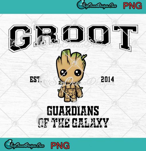 Marvel Comics Groot PNG - Guardians Of The Galaxy Est. 2014 PNG JPG Clipart, Digital Download