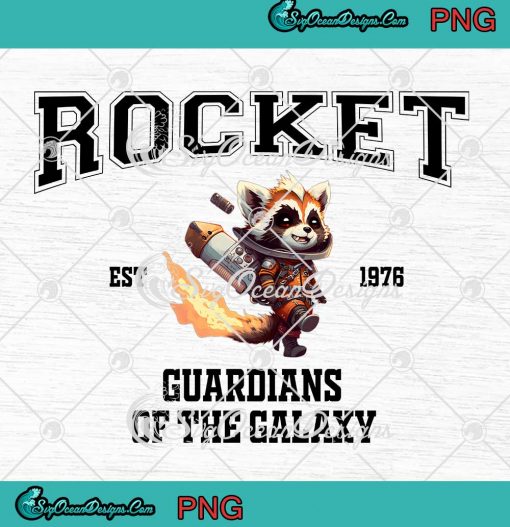 Marvel Comics Rocket Raccoon PNG - Guardians Of The Galaxy PNG JPG Clipart, Digital Download