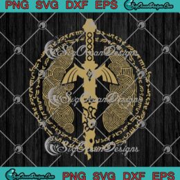 Master Sword The Legend Of Zelda SVG, Tears Of The Kingdom SVG PNG EPS DXF PDF, Cricut File