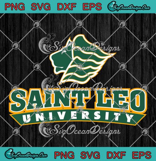 Saint Leo University Lions Primary SVG - Saint Leo Lions SVG PNG EPS DXF PDF, Cricut File