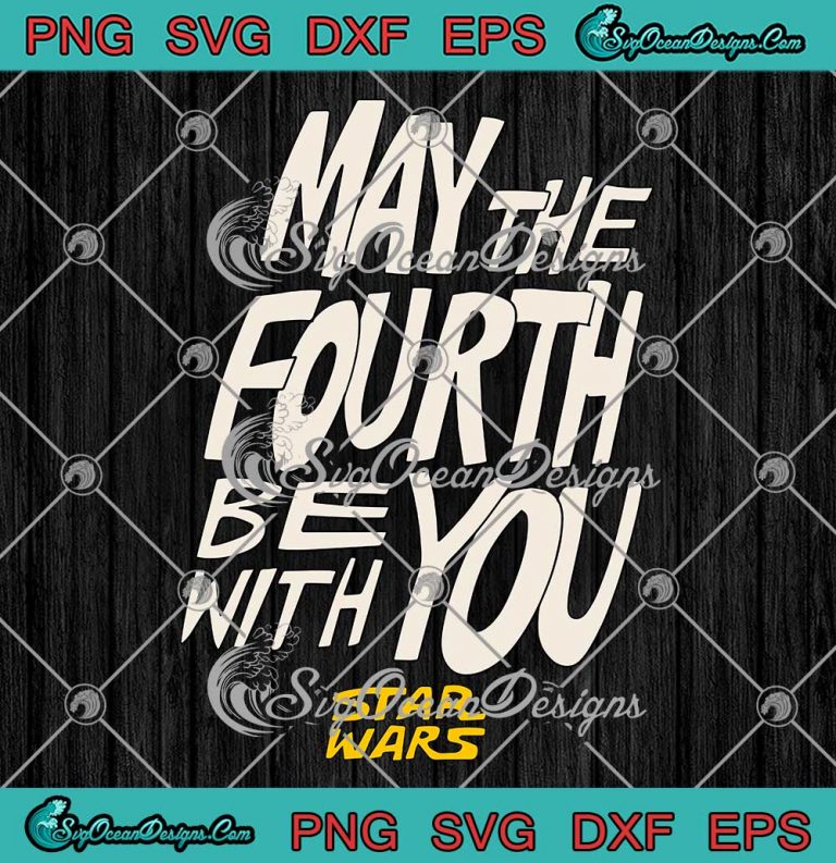 Star Wars May The Fourth Be With You Svg - Hand-drawn Letters Svg Png 