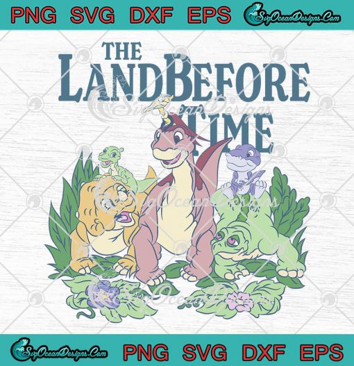 The Land Before Time Cartoon SVG - Pastel Dinosaur Friends SVG PNG EPS DXF PDF, Cricut File