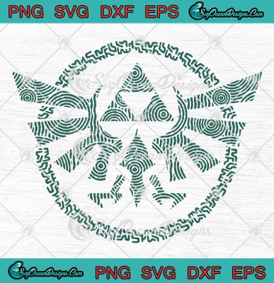 The Legend Of Zelda SVG - Tears Of The Kingdom SVG - Zelda Hyrule Crest