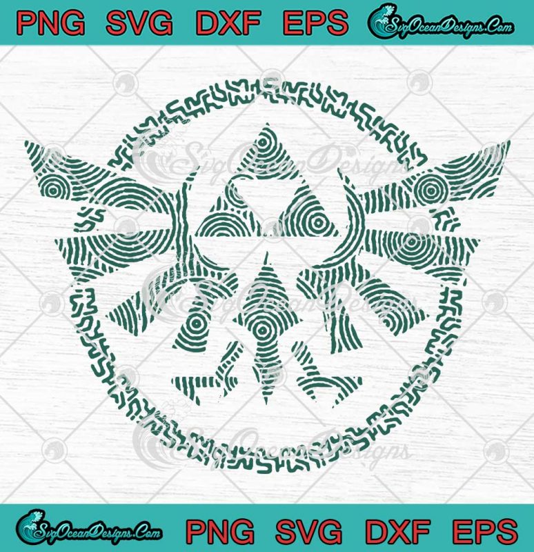 Link Shield Legend of Zelda SVG File, Video Game Download Di