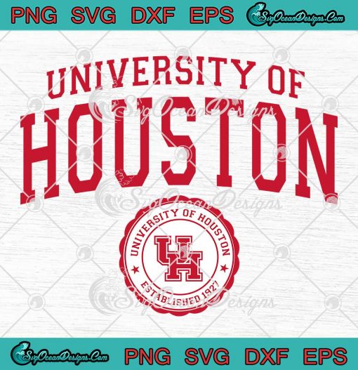 University Of Houston Est 1927 SVG - University Of Houston Cougars SVG PNG EPS DXF PDF, Cricut File