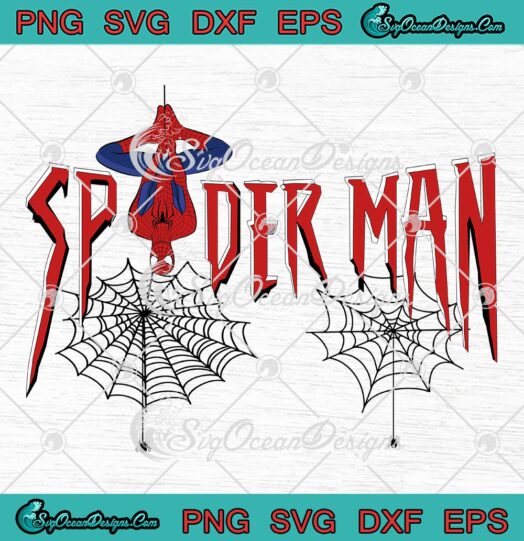 Vintage Marvel Comics Spider-Man SVG - Marvel Superhero Kids Gift SVG PNG EPS DXF PDF, Cricut File