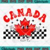 Canada Maple Leaf Groovy Retro SVG - Canadian Holiday SVG - Happy Canada Day SVG PNG EPS DXF PDF, Cricut File