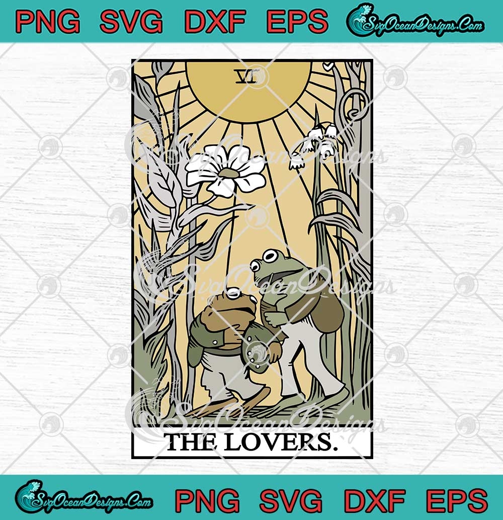 Frog And Toad The Lovers Tarot Card Svg Meme Frog And Toad Svg Movie T Svg Png Eps Dxf 1768